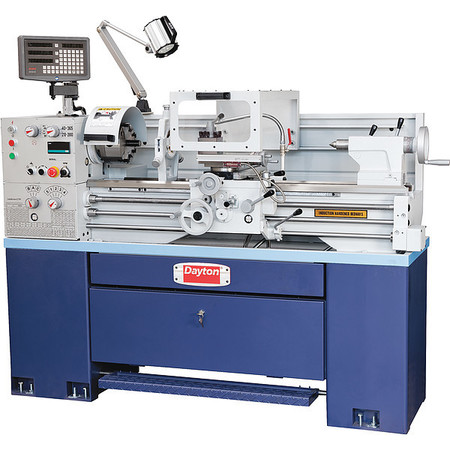 Dayton Lathe, 220V AC Volts, 3 HP, 60 Hz, 3 Phase 499F39