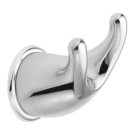 MASON Towel Hook, Zinc, Chrome Plated, 2 1/4 in W YB8003CH