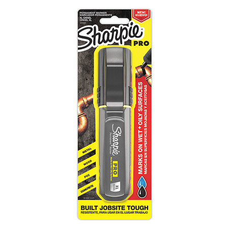 SHARPIE Black Permanent Marker, Chisel Tip 2178493