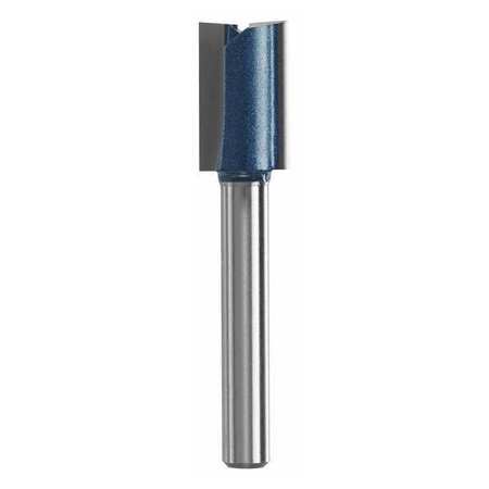 BOSCH Straight Router Bit, 3/8 Cutting dia. 84601MC