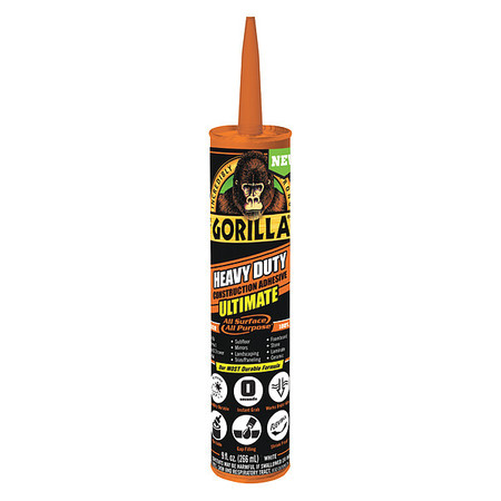Gorilla Glue Adhesive, Ultimate Series, Black, 9 oz, Cartridge 8008002