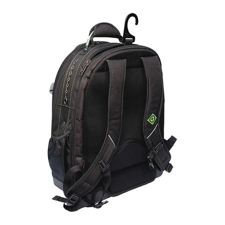 Greenlee Professional Tool Backpack, Black, Polyester, 30 Pockets 0158-26