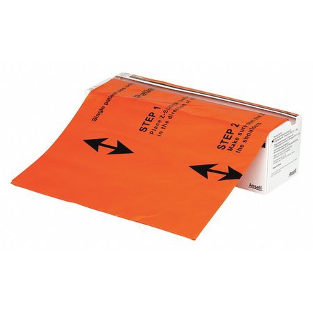 SANDEL Transfer Sheet, Orange, 39" L, PK60 2102