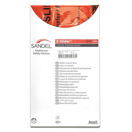 SANDEL Transfer Sheet, Orange, 39" L, PK60 2103