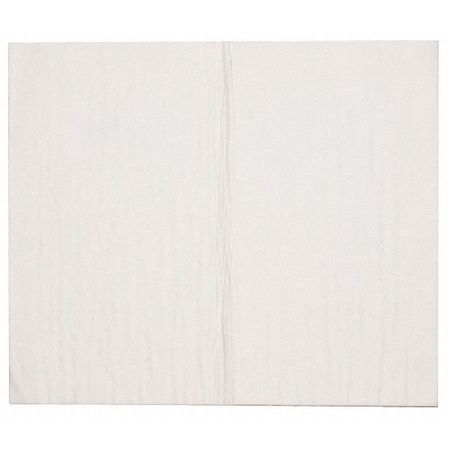SANDEL Absorbent Pad, 14 gal, 16 1/2 in x 20 in, Universal, Orange, White, Cellulose, Polyethylene 2419