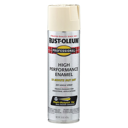 Rust-Oleum Rust Preventative Spray Paint, Almond, Gloss, 15 Oz 7570838
