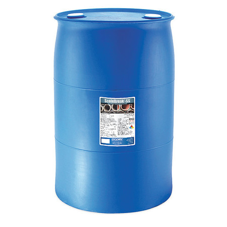 Goodway Descaling Solution, Clear, 30 gal., Drum SCALEBRK-SS-30