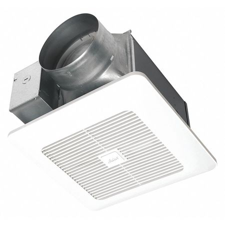 PANASONIC Bathroom Fan, 110/130/150 cfm cfm, 6 in Duct Dia., 120V AC, No FV-1115VK2