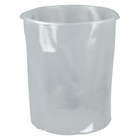 Zoro Select Pail Liner, Natural, 5 gal, LDPE, PK100 G1116-PL-LD