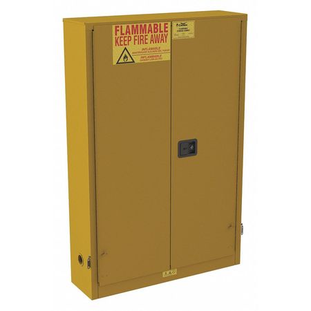 CONDOR Paint and Ink Safety Cabinet, Wall Mount 491M78