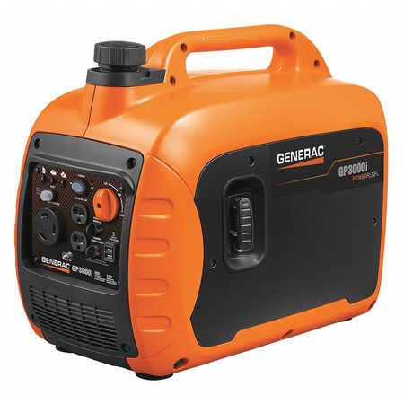 Generac Portable Inverter Generator, 2300 Rated, 3000 Surge, 19.1 A 7129