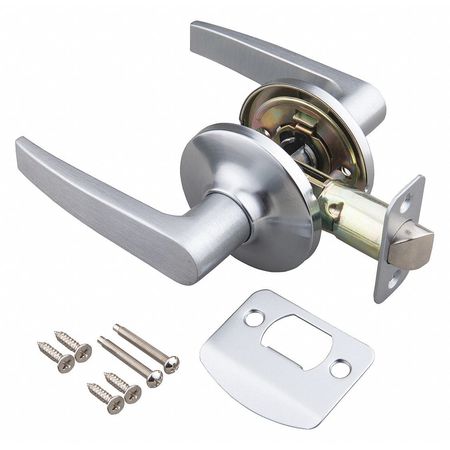 Ez-Flo Eastman Door Lever Lockset, Mechanical, Passage 57847