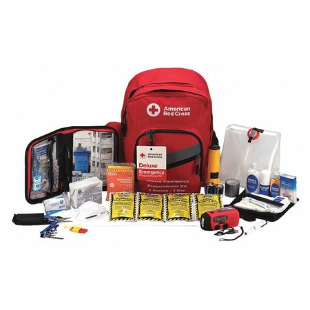 AMERICAN RED CROSS First Aid Kit, Nylon, 1 Person 91052