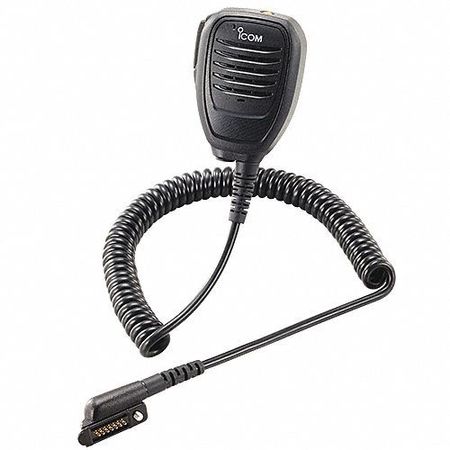 ICOM Speaker Microphone, 2" L x 3-1/4" W HM222H