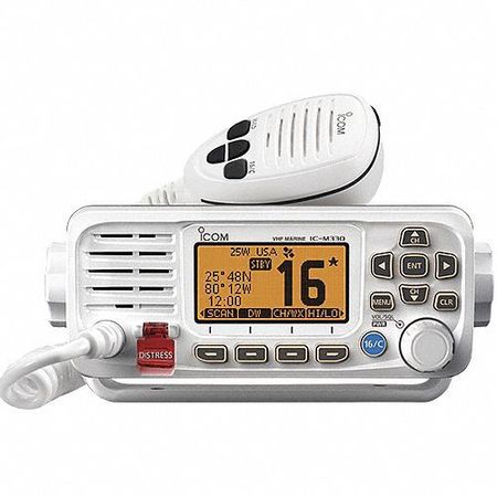 ICOM Mobile Two Way Radio, VHF Band, White M330 WHITE