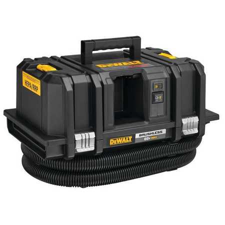 Dewalt FLEXVOLT(TM) Dust Extractor, 1-1/4" Hose Dia., HEPA 125 cfm DCV585B