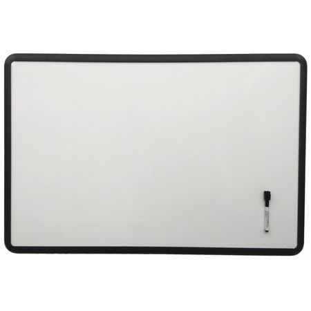 Zoro Select Dry Erase Board, Magnetic, Wall Mounted 492P19
