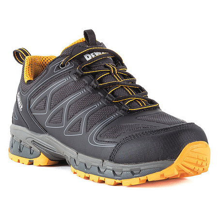 DEWALT Size 8 Men's Athletic Shoe Aluminum Work Shoe, Black/Yellow DXWP10002