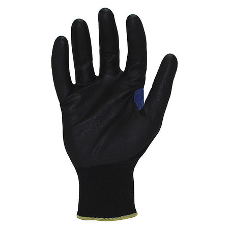 Ironclad Performance Wear Foam Nitrile Coated Gloves, Palm Coverage, Black, L, PR KKC1FN-04-L