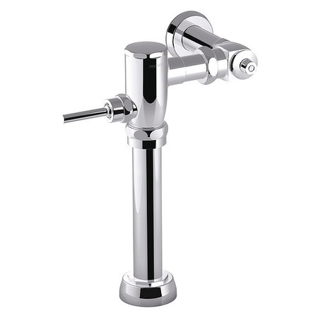 Kohler 1.28 gpf, Polished Chrome, Single Flush, Toilet Flushometer K-76321-CP