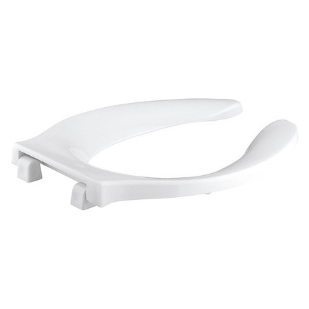 Kohler Toilet Seat, Without Cover, polypropylene, Elongated, White K-4731-C-0