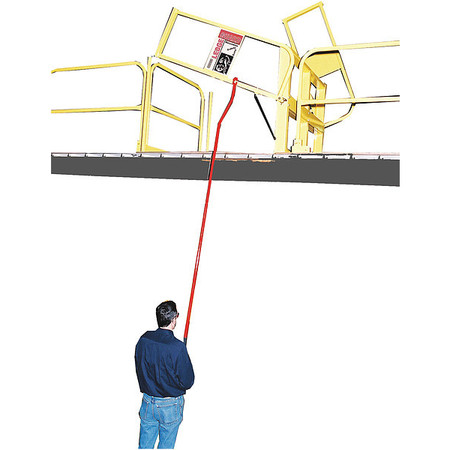 GARLOCK SAFETY SYSTEMS Ground Pole, 120" Overall Height 405980