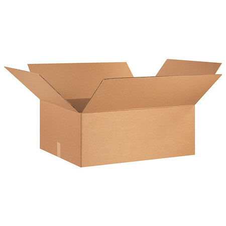 ZORO SELECT Corrugated Boxes, 30" x 24" x 12", Kraft, 15/Bundle 493U49