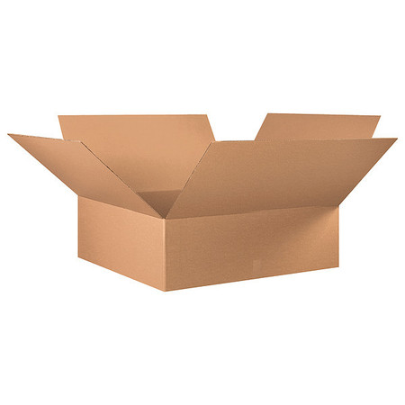 ZORO SELECT Corrugated Boxes, 36" x 36" x 12", Kraft, 10/Bundle 493U54