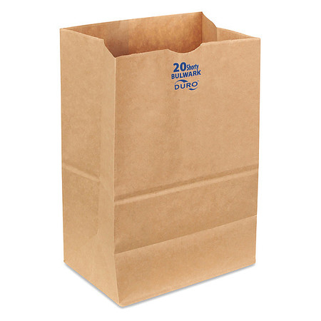 Duro Bag Grocery Bag, Brn, 13-3/8" L, 8-1/4" W, PK400 71021