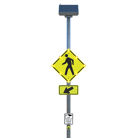 TAPCO Warning System, Solar, Pedestrian Crossng 600600