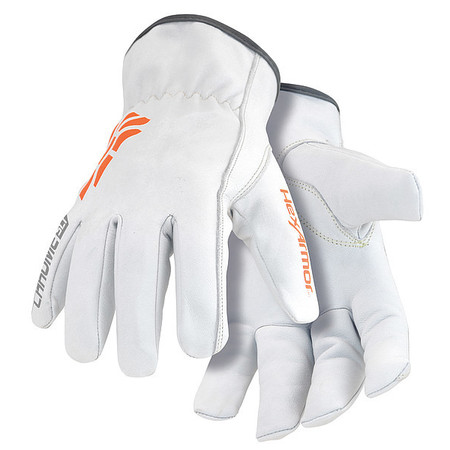Hexarmor Cut Resistant Arc Flash Gloves, A5 Cut Level, Uncoated, M, 1 PR 4061-M (8)
