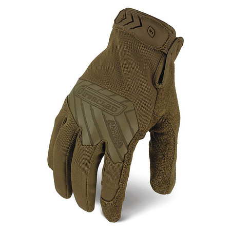 IRONCLAD PERFORMANCE WEAR Tactical Glove, Size M, 9" L, Brown, PR IEXT-PCOY-03-M