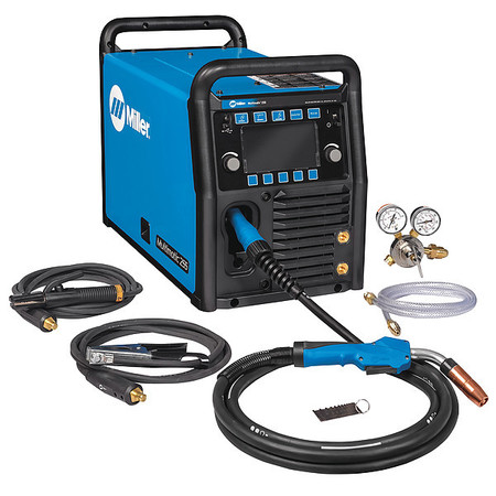 MILLER ELECTRIC Multiprocess Welder, Multimatic(R), Phase 1 , 208 to 575V AC , DC Stick, Flux-Cored, MIG, Pulsed MIG 907728