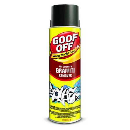 Goof Off Graffiti Remover, Aerosol Can, Clear, RTU FG673