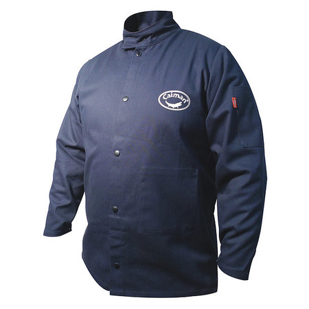 Caiman Welding Jacket, L, Navy, 44" to 46" Chest 3000-5