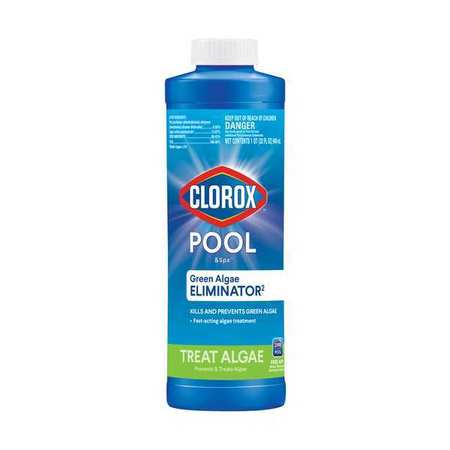 Clorox Algaecide, Liquid, 32 oz., Blue/Green 42432CLX