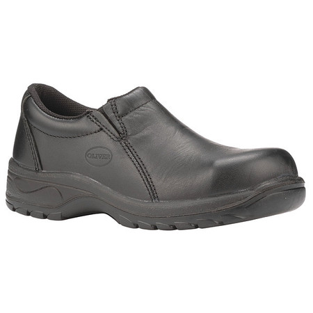 OLIVER BY HONEYWELL Size 9 Women's Loafer Shoe Steel Work Shoe, Black 49430-BLK