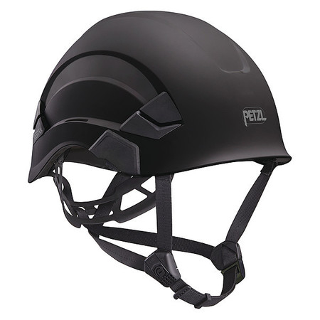 Petzl Front Brim Hard Hat, Type 1, Class E, Ratchet (6-Point), Black A010AA03