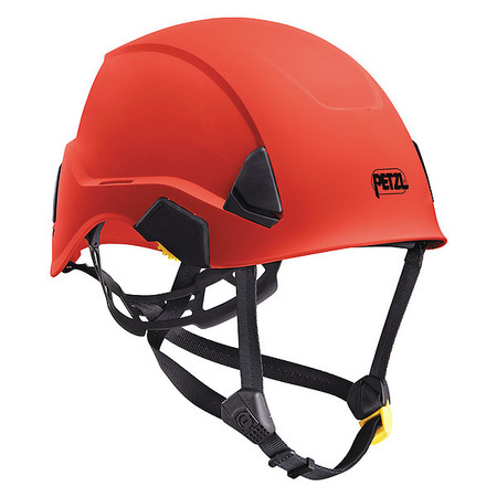 Petzl Front Brim Hard Hat, Type 1, Class C, Ratchet (6-Point), Red A020AA02