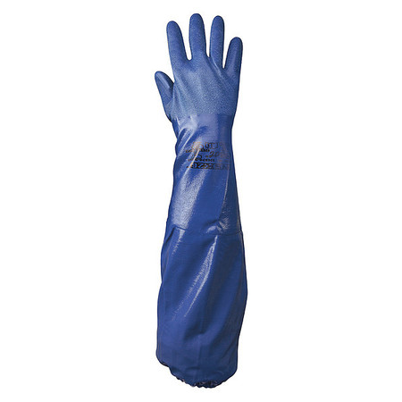 Showa 26" Chemical Resistant Gloves, Nitrile, M, 1 PR NSK26-09