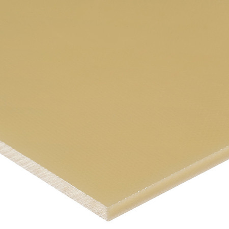 Beige ABS Rectangle Stock 24 L x 2 W x 3/8 Thick