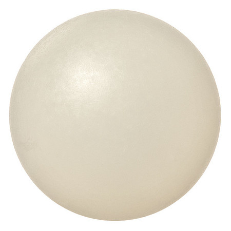 ZORO SELECT Plastic Ball Stock, 1" dia., PK10 BULK-PB-PP-15