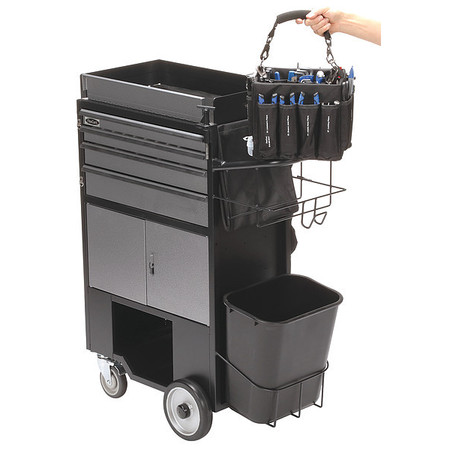 Flexcart Black, Light Duty, Tool Utility Cart FC-400LEWBT