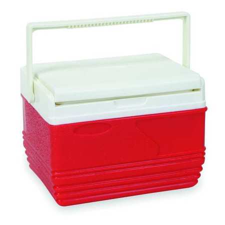 Zoro Select Personal Cooler, 11.6 qt., Red 4AAP9