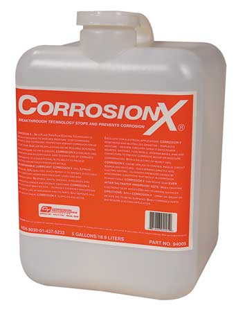 Corrosionx Corrosion Inhibitor Penetrant Lubricant, 5 Gal. 94005