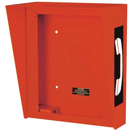 Hubbell Gai-Tronics Hooded Telephone Enclosure, Red 236-001RD