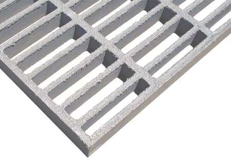 FIBERGRATE Molded Grating, 36 in Span, Grit-Top Surface, FGI-AM(R), Antimicrobial Premium Polyester Resin 879240