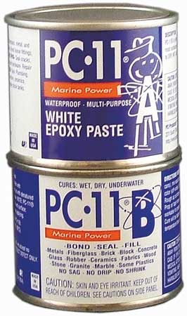 PC PRODUCTS Epoxy Adhesive, PC-11 Series, Off White, Can, 1:01 Mix Ratio, 12 hr Functional Cure 080115