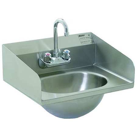 EAGLE GROUP Hand Sink, Wall, 18-7/8 In. L, 14-3/4 In. W HSA-10-F-IF1-LRS