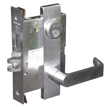 SCHLAGE Lever Lockset, Mechanical, Entrance, Grd. 1 L9453P 06L 626 C123